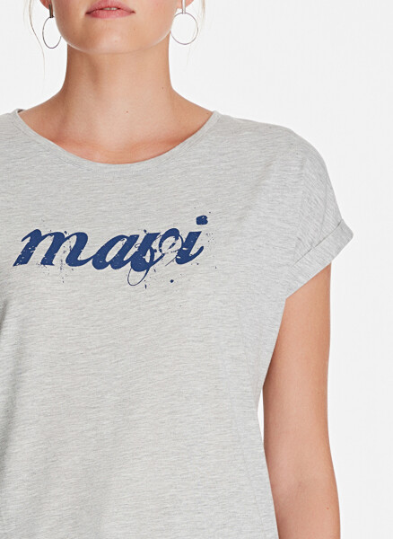 Mavi Mavi Logo Istanbul Kulrang Melanj T-Shirt - 5