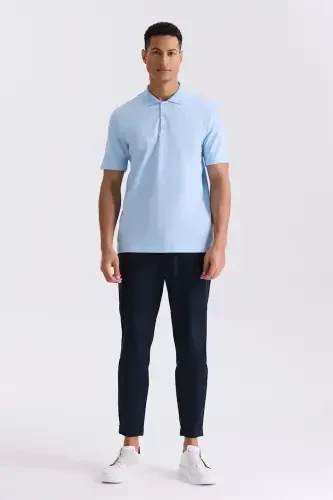 Mavi Regular Fit Desenli Polo Yaka T-Shirt - 2