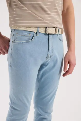 Mavi Slim Fit 5 Cep Esnek Jean Kot Pantolon - 3