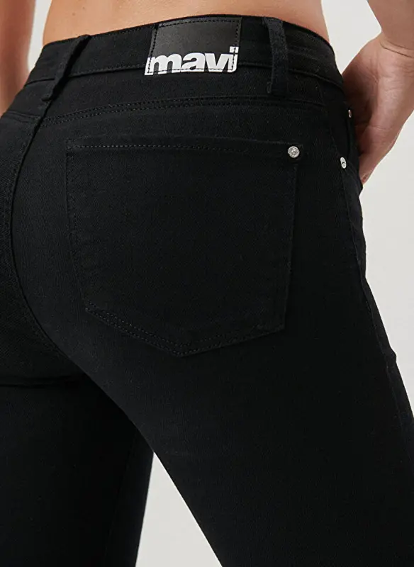 Mavi TESS Double Black Skinny Fit Siyah Kadın Denim Pantolon M100328-35252 - 8