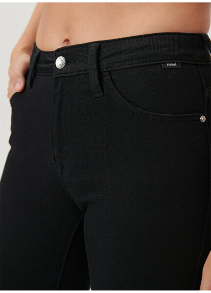 Mavi TESS Double Black Skinny Fit Siyah Kadın Denim Pantolon M100328-35252 - 23