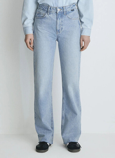 Mavi VICTORIA Lt Denim Wide Leg Women's Denim Pants M101072-34111 - 3
