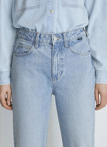 Mavi VICTORIA Lt Denim Wide Leg Women's Denim Pants M101072-34111 - 6