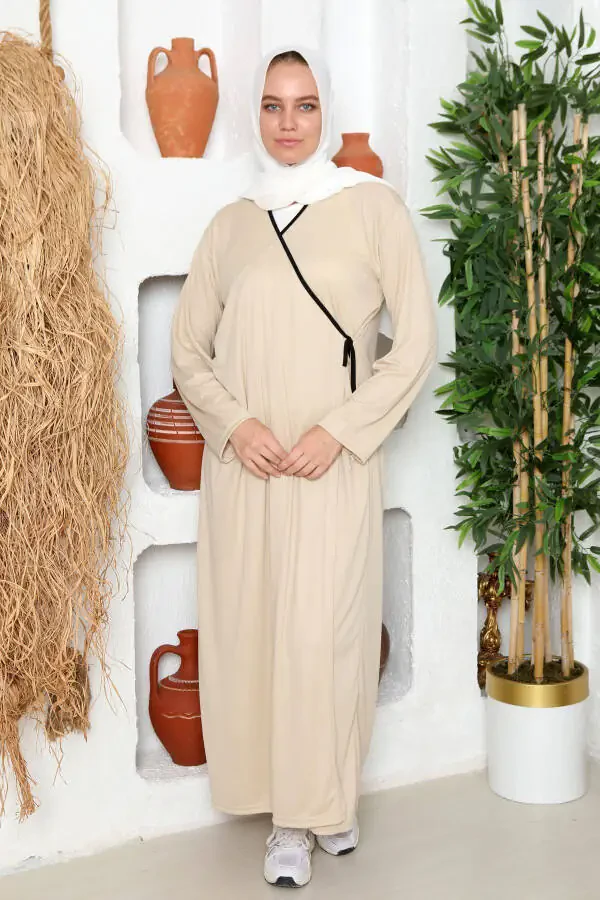 Mavsumiy bog'ichli ayollar hijobli namoz libosi, - 2