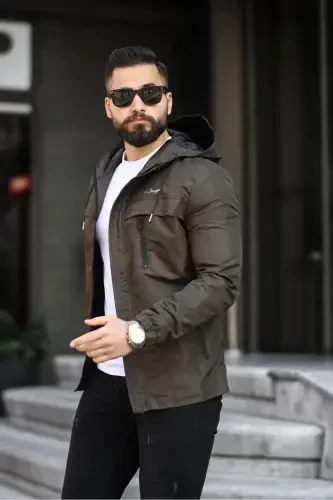 Mavsumiy Ko'ylagi Erkaklar-Haki - 1