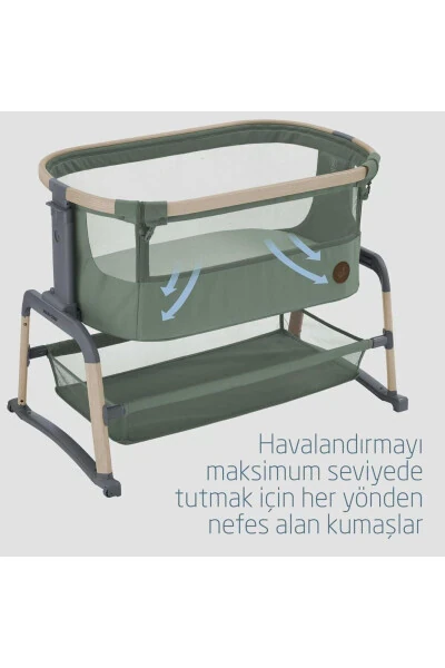 Maxi-Cosi Iora Air Качающаяся Деревянная Вид Детская Колыбель - 8