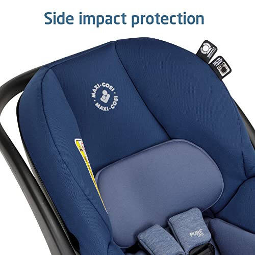 Maxi-Cosi Mico Luxe Infant Car Seat with Base, Rear Facing Car Seat For Babies, Baby Carseat 4-30 lbs, Baby Car Seats, Infant Car Seats, New Hope Navy - 4