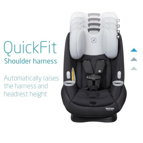 Maxi-Cosi Pria All-in-One Convertible Car Seat, Rear Facing Car Seat for Infants from 4-40 lbs, Forward Facing Car Seat up to 100 lbs in Booster Seat Mode, After Dark - 4