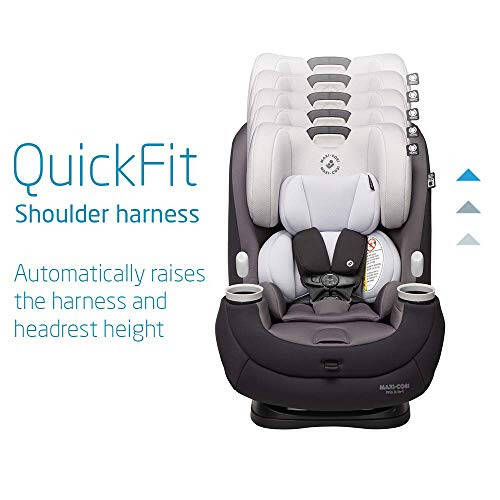 Maxi-Cosi Pria All-in-One Convertible Car Seat, rear-facing, from 4-40 pounds: forward-facing to 65 pounds: and up to 100 pounds in booster mode, Blackened Pearl - 4