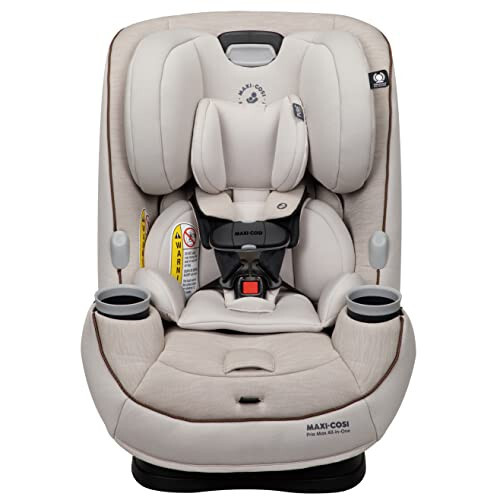 Maxi-Cosi Pria Max All-in-One Convertible Car Seat, Rear Facing Car Seat (4-40 lbs), Forward Facing Car Seat (22-65 lbs), High Back Booster Seat (40-100 lbs), Pure COSI, Desert Wonder - 1