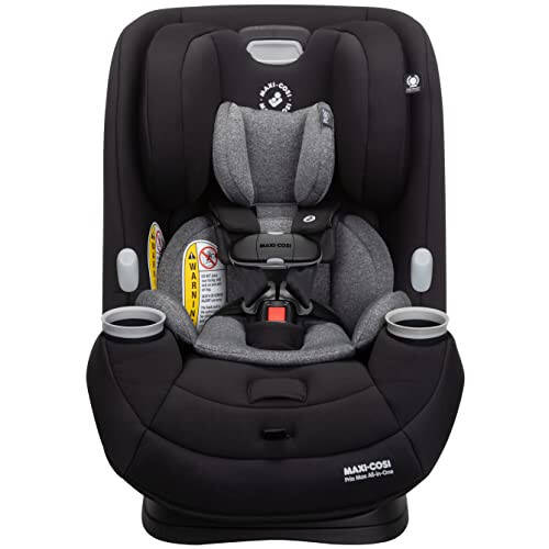 Maxi-Cosi Pria Max All-in-One Convertible Car Seat, Rear Facing Car Seat (4-40 lbs), Forward Facing Car Seat (22-65 lbs), High Back Booster Seat (40-100 lbs), Pure COSI, Essential Black - 2