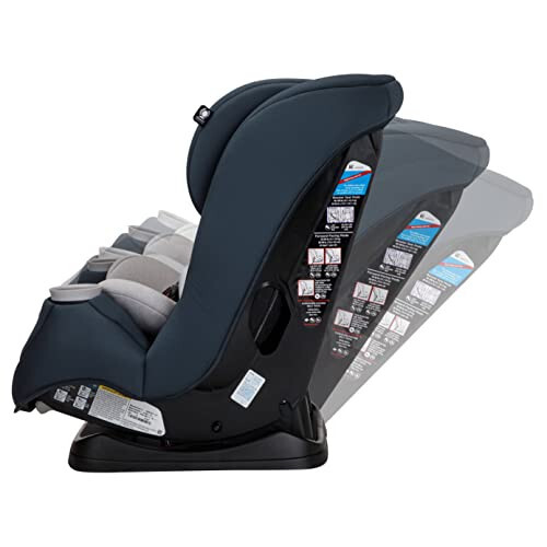 Maxi-Cosi Pria Max All-in-One Convertible Car Seat, Rear Facing Car Seat (4-40 lbs), Forward Facing Car Seat (22-65 lbs), High Back Booster Seat (40-100 lbs), Pure COSI, Essential Graphite - 2