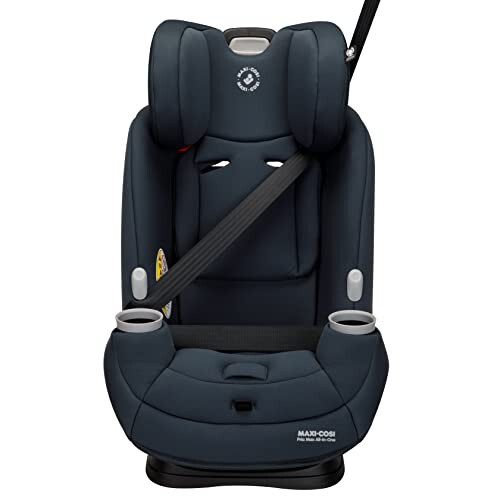 Maxi-Cosi Pria Max All-in-One Convertible Car Seat, Rear Facing Car Seat (4-40 lbs), Forward Facing Car Seat (22-65 lbs), High Back Booster Seat (40-100 lbs), Pure COSI, Essential Graphite - 4