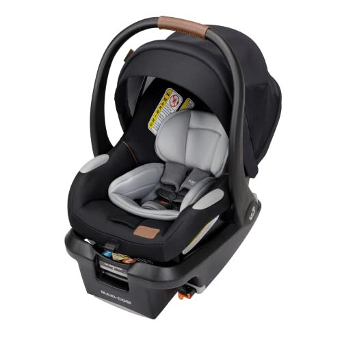 Maxi-Cosi's Mico™ Luxe+ Baby Car Seat: Infant Car Seat with Base and Versatile Baby Carrier Seat Functionality, Essential Black - 1