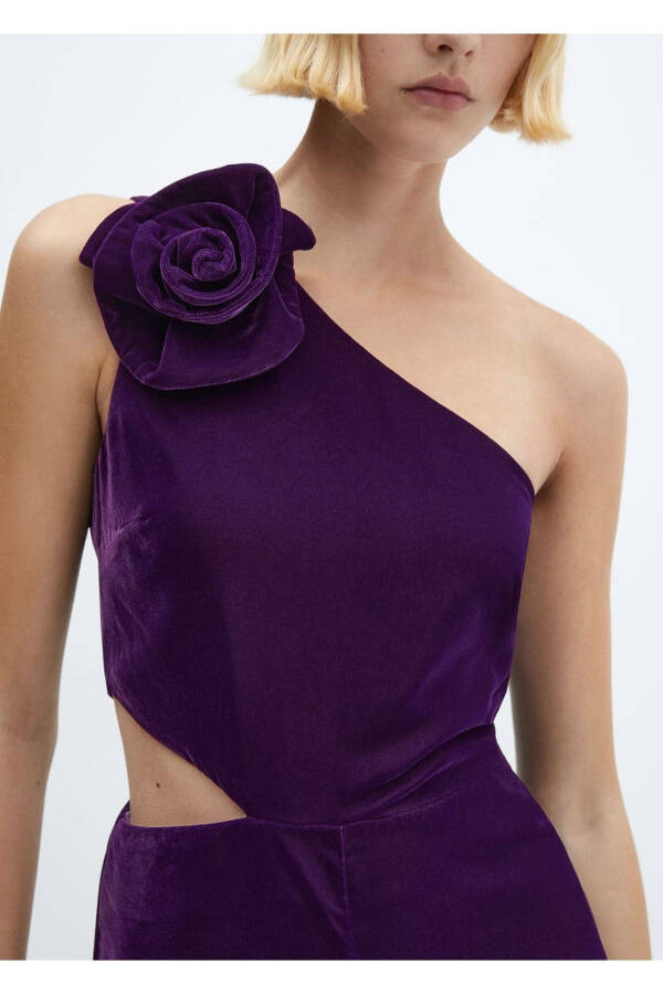 Maxi Floral Velvet Jumpsuit - 6