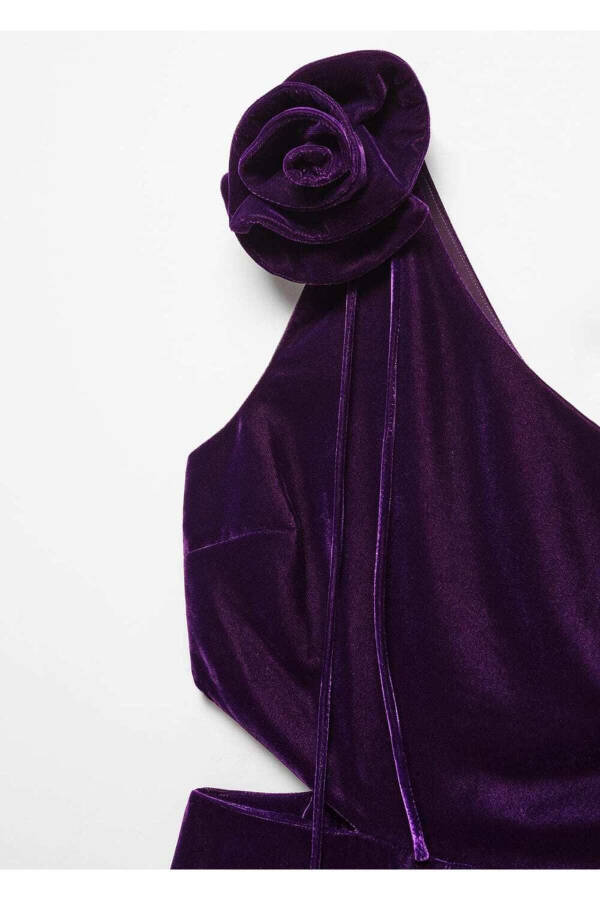 Maxi Floral Velvet Jumpsuit - 8