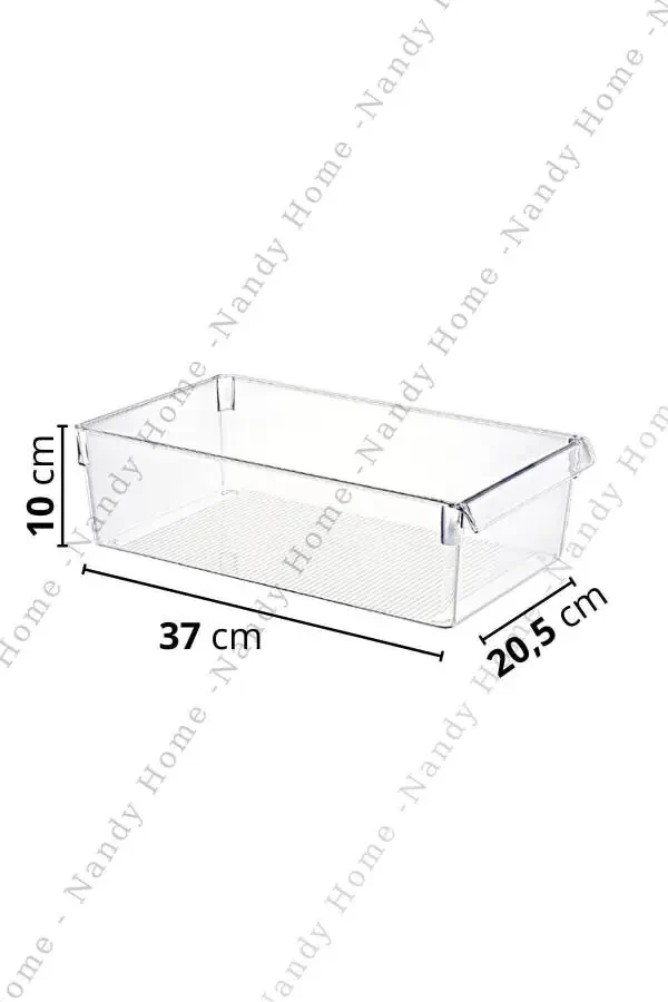 Maxi Tall Clear Refrigerator & Cabinet Organizer 3 Pack - 5