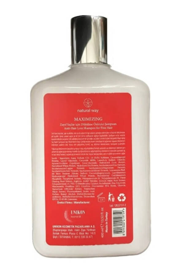 Maximizing Hair Care Shampoo with Protein and Arginine 13,52 fl.oz. ECB.271 - 4