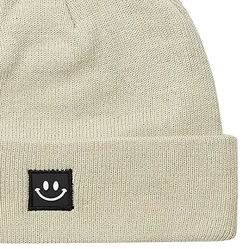 MaxNova Knit Beanie Hat for Men/Women uchun kulguli yuzli trikotaj shapka - 2