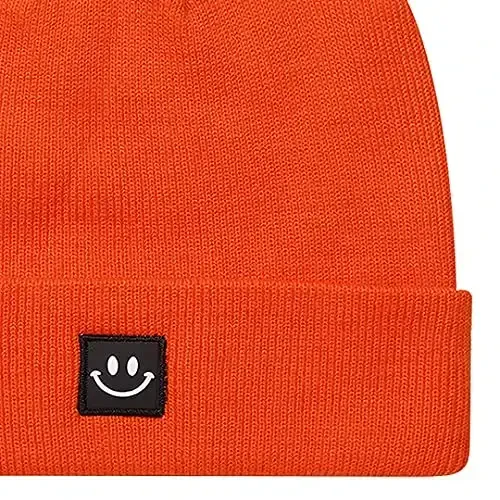 MaxNova Knit Beanie Hat with Smile Face for Men/Women - MAXNOVA (1)
