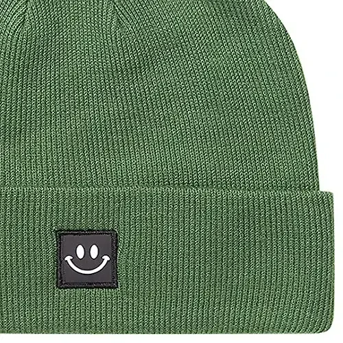 MaxNova Knit Beanie Hat with Smile Face for Men/Women - 2