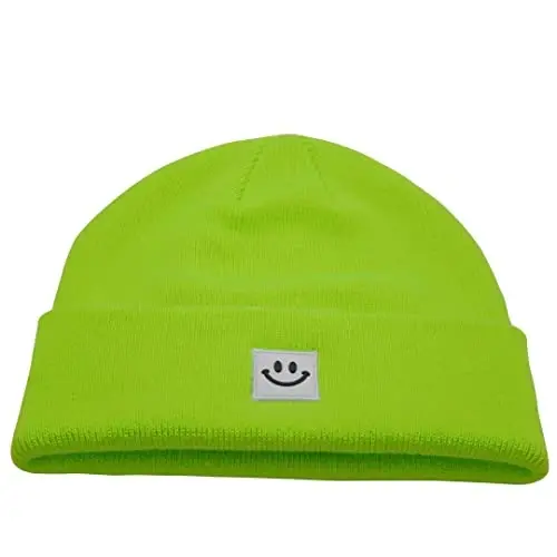 MaxNova Knit Beanie Hat with Smile Face for Men/Women - MAXNOVA (1)