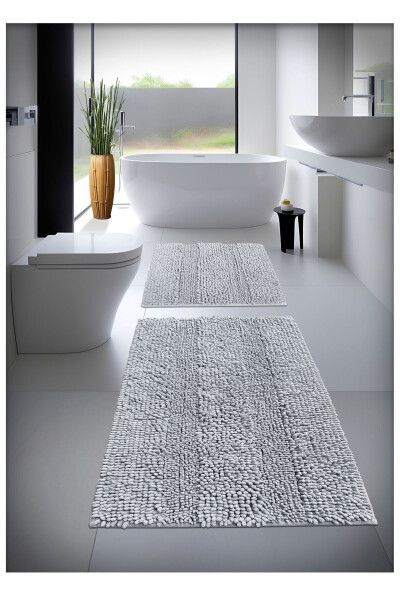 Махровый коврик для ванной комнаты, набор из 2-х ковриков 60x100 - 60x50 - COTTON CRAFTY