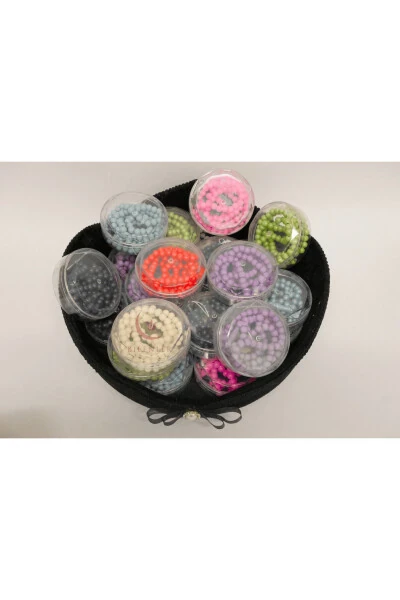 Maxsus qutidagi rangli atirgul hidli tasbeh to‘plami 10 dona - Modazone (1)