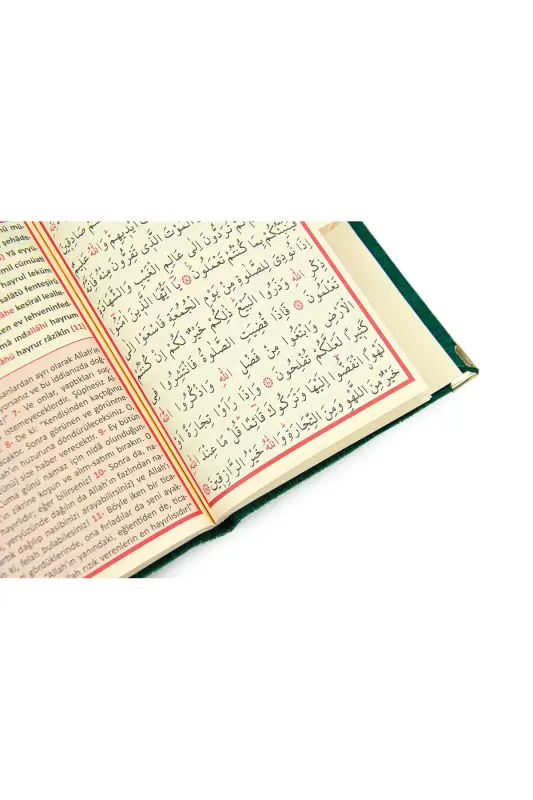 Maxsus qutisida sovg'abop sep uchun joynamoz to'plami yashil-yashil - 8