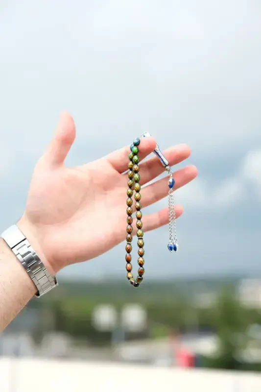 Maxsus yozuvli, maxsus qutili his toshli tasbeh Otalar kuni uchun erkaklar sovg'asi sertifikatlangan shaxsiy ismli-his toshi - 5