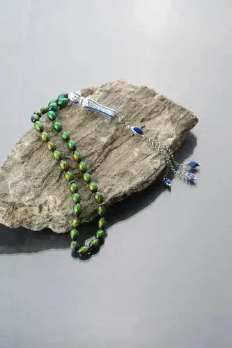 Maxsus yozuvli, maxsus qutili his toshli tasbeh Otalar kuni uchun erkaklar sovg'asi sertifikatlangan shaxsiy ismli-his toshi - 6