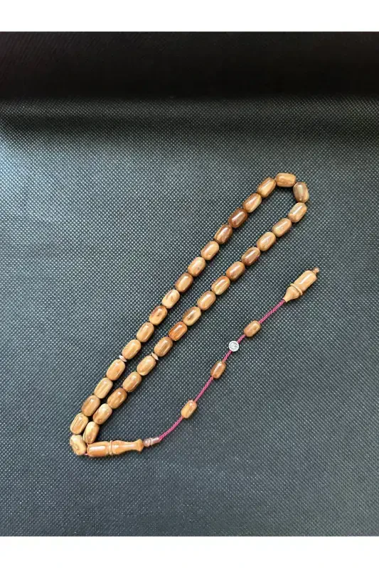 Maxsus yozuvli, maxsus qutili Kuka tasbeh, usta imzosi bilan, erkaklar uchun sovg'a, sertifikatlangan, shaxsiy ismli - kuka jigarrang - 5