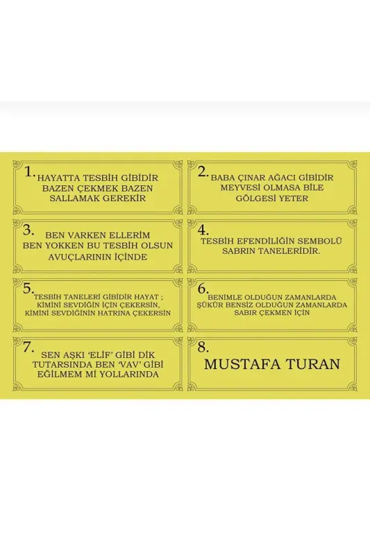 Maxsus yozuvli, maxsus qutili, Morgül daraxti tasbehi Usta imzoli erkak sovg'asi sertifikatlangan shaxsiy ismli-hareli bordo - 4