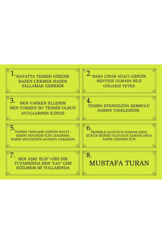 Maxsus yozuvli, maxsus qutili, oltin zarrali tasbeh, erkaklar uchun sovg'a, sertifikatlangan, shaxsiy ismli - oq - 4
