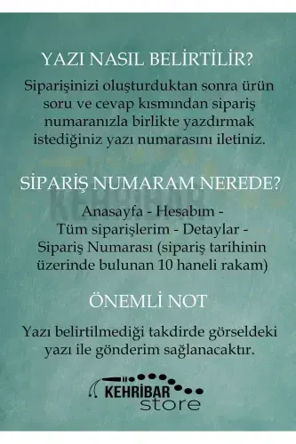 Maxsus yozuvli, maxsus qutili tilla zarrali tasbeh erkak uchun sovg'a sertifikatlangan shaxsiy ismli-qora - 3