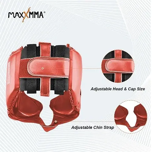 MaxxMMA Headgear L/XL Boxing MMA Training Kickboxing Sparring Karate Taekwondo - 4