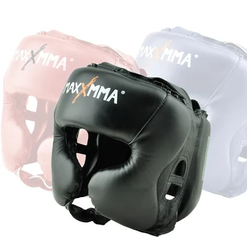 MaxxMMA Headgear L/XL Boxing MMA Training Kickboxing Sparring Karate Taekwondo - 9