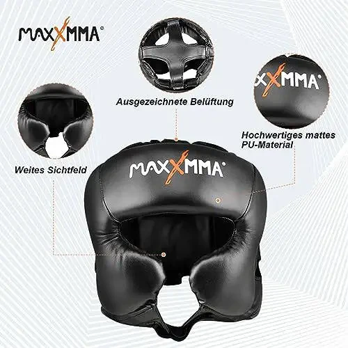 MaxxMMA Headgear L/XL Boxing MMA Training Kickboxing Sparring Karate Taekwondo - 6
