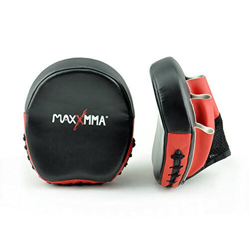 MaxxMMA Mikro Fokus Punch Mitts - Boks MMA Mashg'ulot Fitness Kikboks Muay Tay - 2