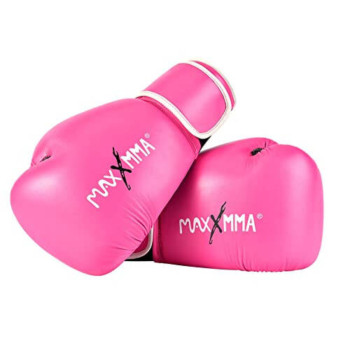 MaxxMMA Pro Style Boxing Gloves for Men & Women, Training Heavy Bag Workout Mitts Muay Thai Sparring Kickboxing Punching Bagwork Fight Gloves - 5