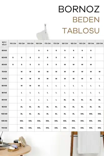 | Mayda | Ekstra Yumuşak %100 Pamuk Saç Bonesi & Kadın Bornoz Seti-Bej - 7