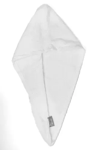 | Mayda | Extra Soft 100% Cotton Hair Bonnet & Women's Bathrobe Set-White - SOLEY (1)