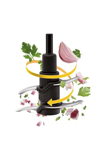 MB4705 MasterChop Powelix Maxi 4-х лезвийный измельчитель и мясорубка 500 Вт Красный - 8