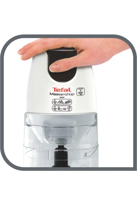 MB470B MasterChop Powelix Maxi 4-Blade Chopper and Blender 500 W White - 6