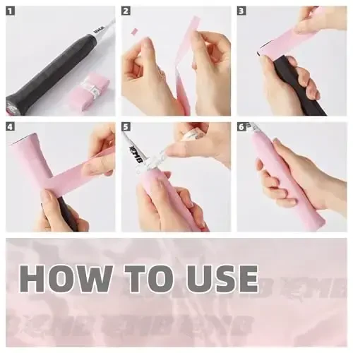 MBFISH Tennis Racket Grip Tape 3 Pack, Racket Grips Soft Racquet Overgrips for Tennis, Pickleball and Badminton - Anti-Slip and Absorbent Tennis Grip Tape Set - 6