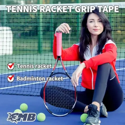 MBFISH Tennis Racket Grip Tape 3 Pack, Racket Grips Soft Racquet Overgrips for Tennis, Pickleball and Badminton - Anti-Slip and Absorbent Tennis Grip Tape Set - 5