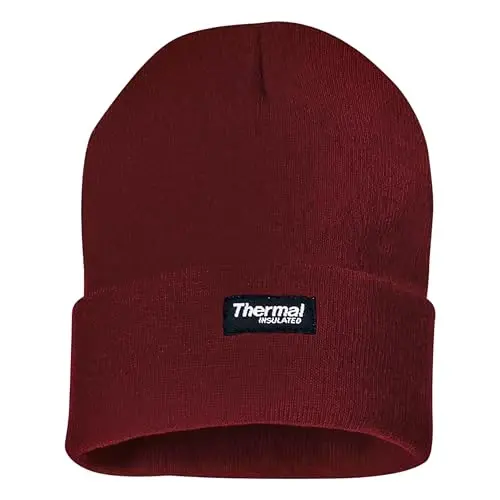 McGuire Gear Thermal Insulated Beanie, Water Resistant Watch Cap with 40 Gram Insulation, Lightweight Warm Winter Hat - 1