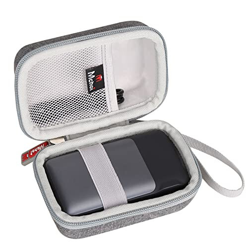 Mchoi Hard Carrying Case Fits for Anker 733 Power Bank 10,000mAh (GaNPrime PowerCore 65W), Shockproof Waterproof Grey Travel Charger Protective Case, Case Only - Mchoi