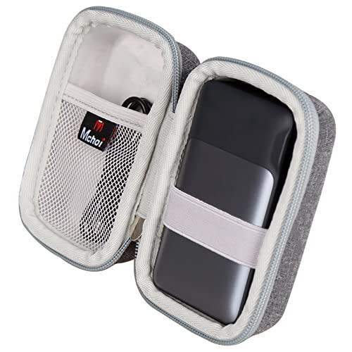 Mchoi Hard Carrying Case Fits for Anker 733 Power Bank 10,000mAh (GaNPrime PowerCore 65W), Shockproof Waterproof Grey Travel Charger Protective Case, Case Only - Mchoi (1)