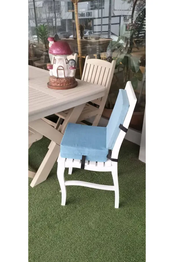 MC.PIEROBABY Backrest Booster Seat High Chair Cushion 34X34X10CM - 1